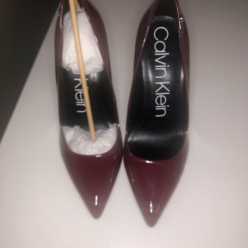 Red Rock Patent **New** Calvin Klein Heels